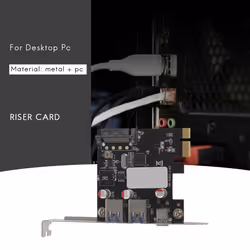 Usb 3.1 Type C Pcie Expansion Card Pci Controller Hub For Desktop Pc