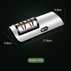 Electric Knife Sharpener Automatic Adjustable Kitchen Tool Orange
