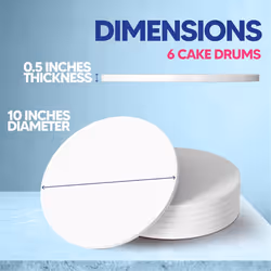 Cake Boards,12 Inch Cake Drum Cake Boards Round - Bend
