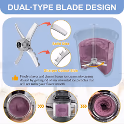 Replacement Paddle Blade for Creami NC501 Ice Cream Makers