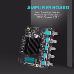 -MT21 Channel Bluetooth 5.0 Subwoofer Amplifier Board 50WX2+100W