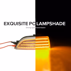 Rearview Mirror Lights for Everest 2015-2019 T6 Smoke