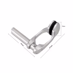 Aviation Aluminum Free Diving Nose Clip Comfortable Nose Clips,Silver