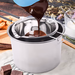 2-Pack Stainless Steel Double Boiler, Heat- Handle