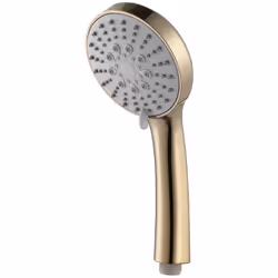 Brushed Gold Handheld High Pressure ABS Shower 5 Function Shower