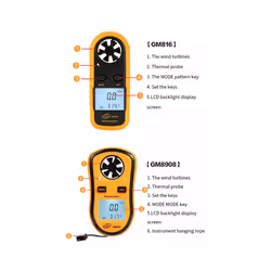 Digital Anemometer GM816 Wind Speed Measuring Instrument