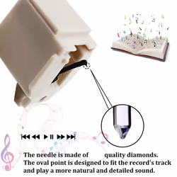 2Pcs Replace Stylus ATN3600L Vinyl Record Player Needle for AT-LP60