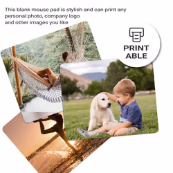 10Pcs Blank Mouse Pad for Sublimation Transfer Heat Press Crafts