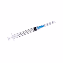 3Ml Syringe with 23G 1In Needle - Disposable Individual Packaging