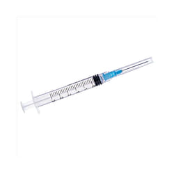 3Ml Syringe with 23G 1In Needle - Disposable Individual Packaging