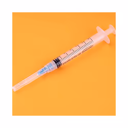 3Ml Syringe with 23G 1In Needle - Disposable Individual Packaging