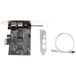 PCI-E PCI Express FireWire Card, with Firewire Cable, for Video, Etc