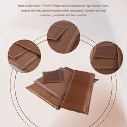 4Pcs/Set 4 Sizes PTFE Pillows Heat Press Mat for Digital Transfer