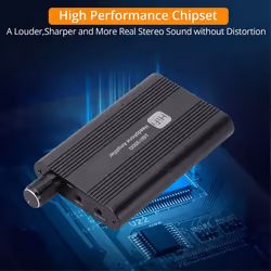 HiFi Headphone Amplifier Mini 16-300Î© Earphone Amp 3.5mm AUX Audio