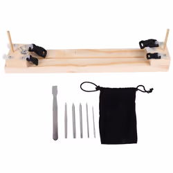 7 PCS Bracelet Knitting Tool Paracord Tool Jig DIY Wooden Braid