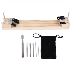 7 PCS Bracelet Knitting Tool Paracord Tool Jig DIY Wooden Braid