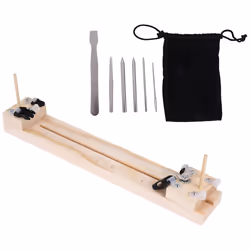 7 PCS Bracelet Knitting Tool Paracord Tool Jig DIY Wooden Braid