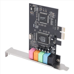 PCIe Sound Card 5.1, PCI Express Surround Card 3D Stereo Audio