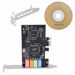 PCIe Sound Card 5.1, PCI Express Surround Card 3D Stereo Audio