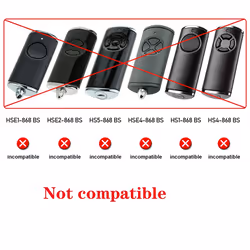 2 Pack Garage Door Remote Control Transmitter for HSM4-868