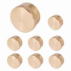 8PCS Solid Brass Propane Bottle Caps for Outdoor Stove