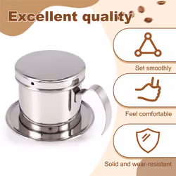 Vietnamese Coffee Filter Infuser Pot Coffee Drip Brewer Manual Coffee
