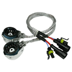 2X D2S/D4S Xenon Bulb Adapters Wire Harness Connector Cable Socket