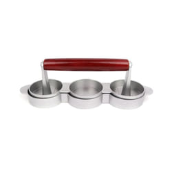 Mini Hamburger Presses Nonstick 3 Slot Small Burger Patties Press