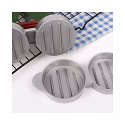 Mini Hamburger Presses Nonstick 3 Slot Small Burger Patties Press