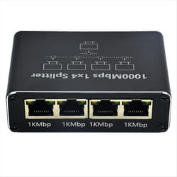 1-to-4 RJ45 Network Port Ethernet Splitter Suitable for PC Laptops