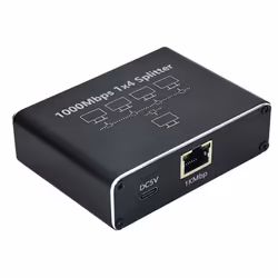 1-to-4 RJ45 Network Port Ethernet Splitter Suitable for PC Laptops