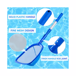 Pool Skimmer Pool Net with 3 Section Pole,Pool Skimmer Net