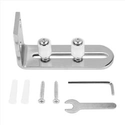 Chrome Sliding Barn Door Floor Guide for All Size Door
