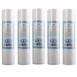 5Pcs Replacement Water Sediment Filters(5 Micrometer)2.5"x10"Cartridges