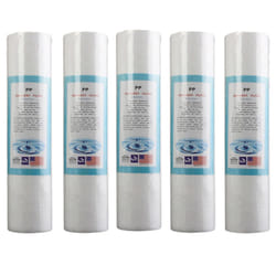 5Pcs Replacement Water Sediment Filters(5 Micrometer)2.5"x10"Cartridges
