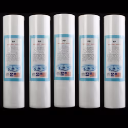 5Pcs Replacement Water Sediment Filters(5 Micrometer)2.5"x10"Cartridges