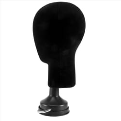 Flocking Foam Mannequin Model Wigs Glasses Display Holder Black