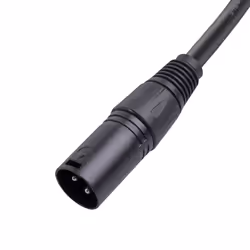 2Pcs 3 Pin XLR Right Angle Male to Female Plug Microphone Audio Cable