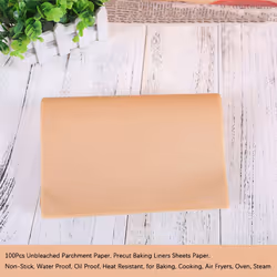 100Pcs Parchment Paper,Precut Baking Liners Sheets Paper,12 X 16 Inch