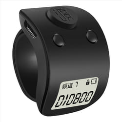 Mini Digital LCD Electronic Finger Ring Hand Tally Counter-Black