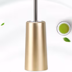 Toilet Brush and Holder - Toilet Bowl Cleaner Brush Set (Rose Gold)