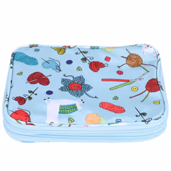 Empty Knitting Needles Case Travel Storage Organizer Storage Bag