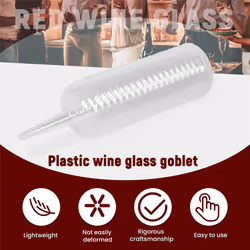 20Pcs Clear Plastic Champagne Glasses for Parties Clear Plastic Cup