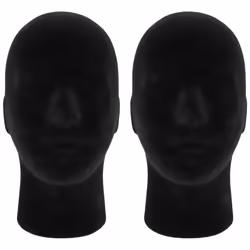 Black Foam Men Model Mannequin Dummy Stand Shop Display Hat