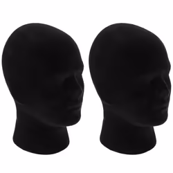Black Foam Men Model Mannequin Dummy Stand Shop Display Hat