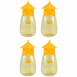 4 Pack Fly Reusable Traps, Fruit Fly Traps Fly Catcher Outdoor