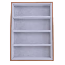 Sunglasses Display Glasses Cases 4 Grids Sunglasses Display - Brown