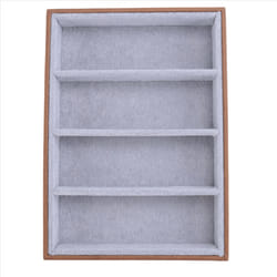 Sunglasses Display Glasses Cases 4 Grids Sunglasses Display - Brown