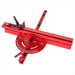 1 Set Miter Gauge & Fence with Track Stop Sawing Assembly Angle Ruler
