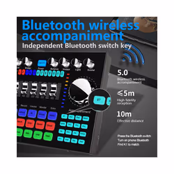 K1 Live Sound Card Portable Bluetooth Sound Card